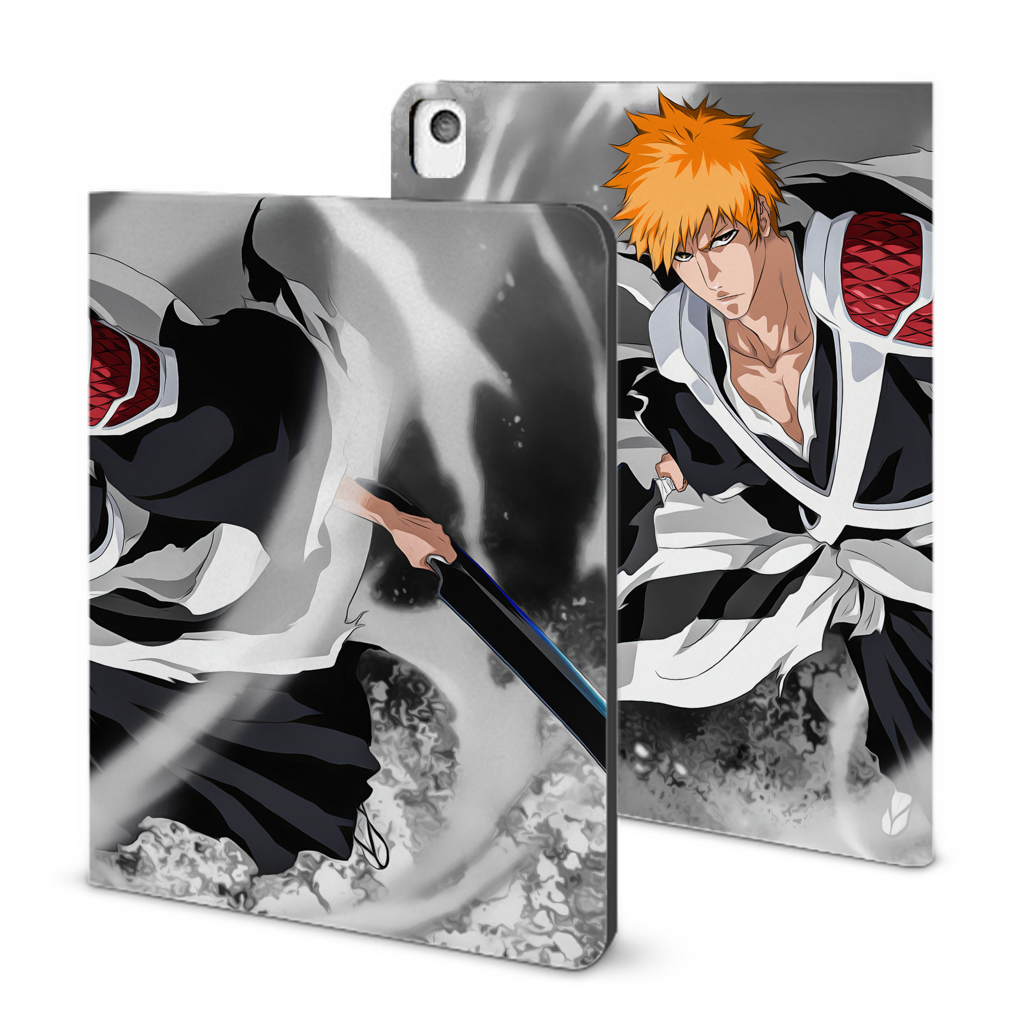 （画像用） ブリーチ BLEACH IPadケース ペンホルダー付き ブックスタイルデザイン